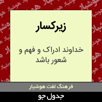 تصویری از زیرکسار