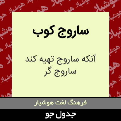 تصویری از ساروج کوب