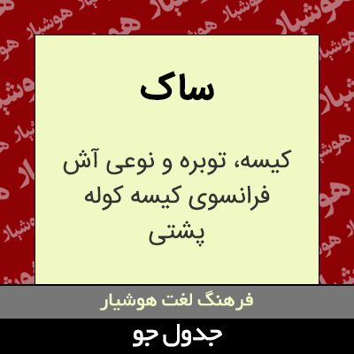 تصویری از ساک