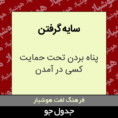 تصویری از سایه گرفتن