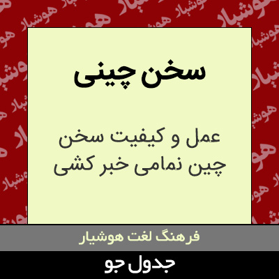 تصویری از سخن چینی