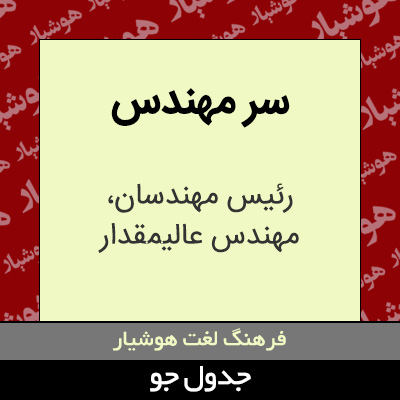 تصویری از سر مهندس