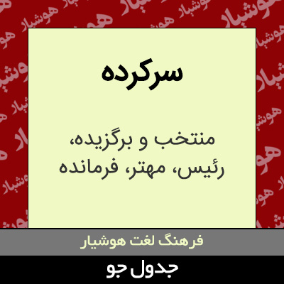 تصویری از سرکرده