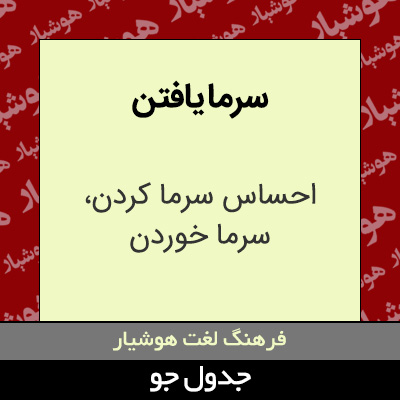 تصویری از سرما یافتن