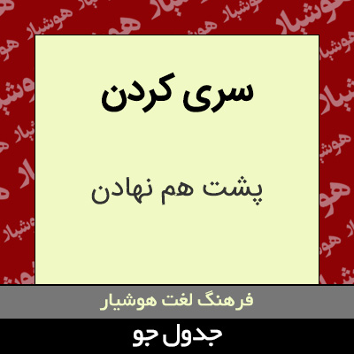 تصویری از سری کردن