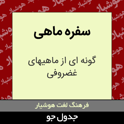 تصویری از سفره ماهی