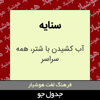 تصویری از سنایه