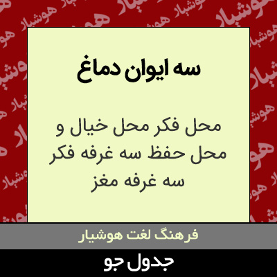 تصویری از سه ایوان دماغ