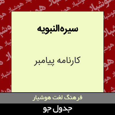 تصویری از سیره النبویه