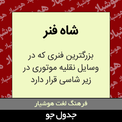 تصویری از شاه فنر