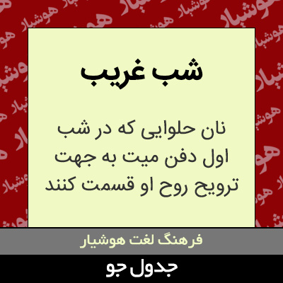 تصویری از شب غریب