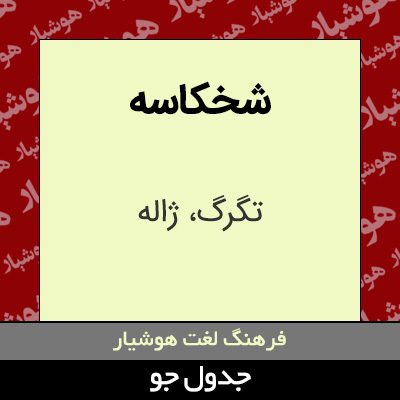 تصویری از شخکاسه