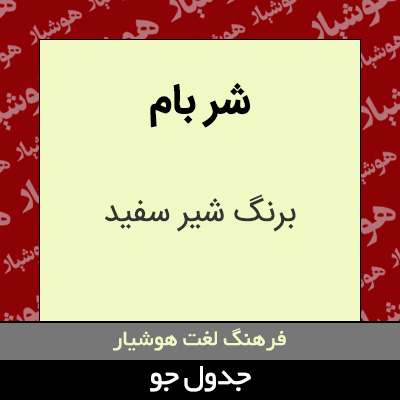 تصویری از شر بام