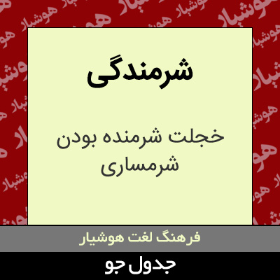 تصویری از شرمندگی