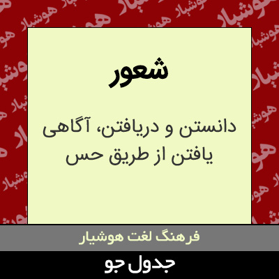 تصویری از شعور