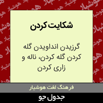 تصویری از شکایت کردن