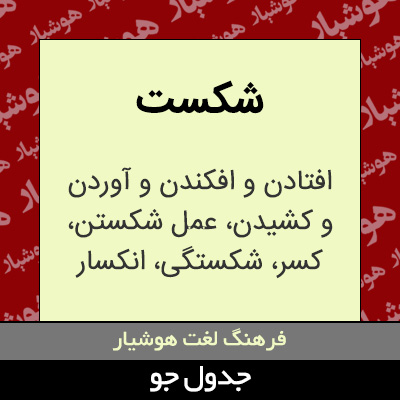 تصویری از شکست