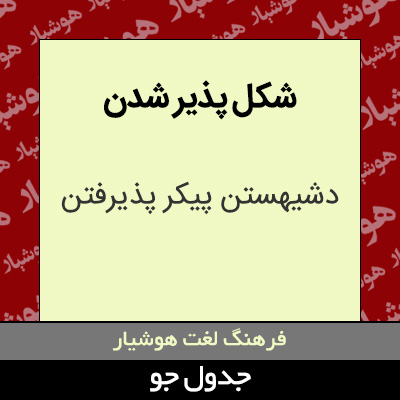 تصویری از شکل پذیر شدن