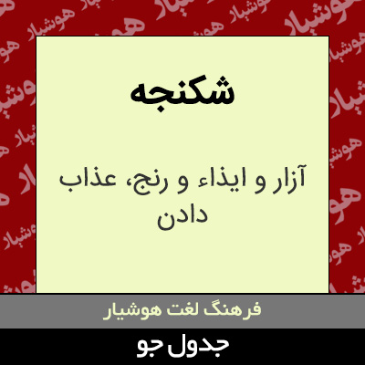 تصویری از شکنجه