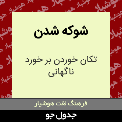 تصویری از شوکه شدن