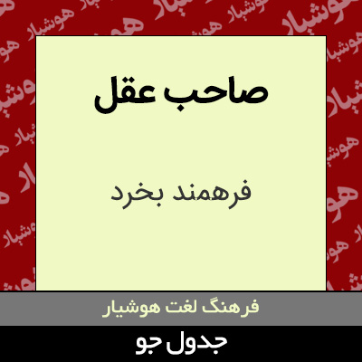 تصویری از صاحب عقل