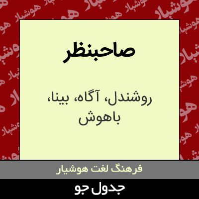 تصویری از صاحبنظر