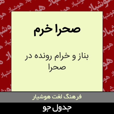 تصویری از صحرا خرم