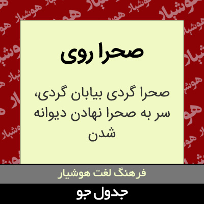 تصویری از صحرا روی