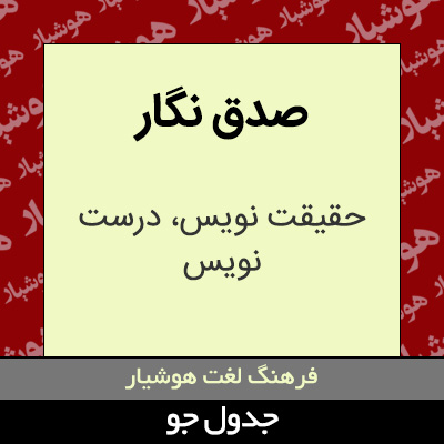 تصویری از صدق نگار