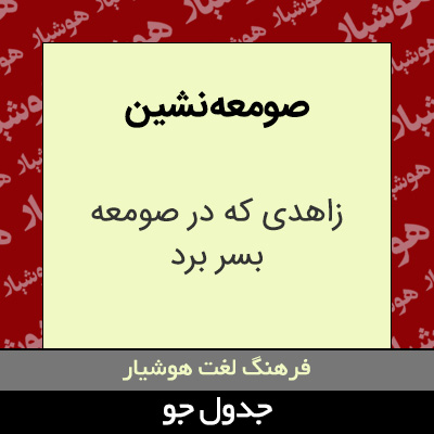 تصویری از صومعه نشین