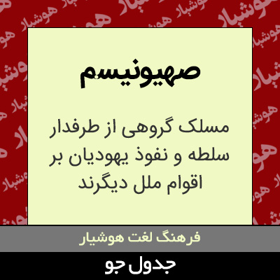 تصویری از صهیونیسم