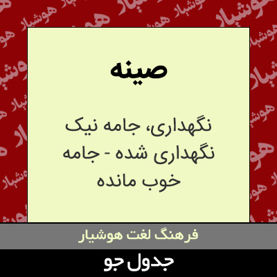 تصویری از صینه