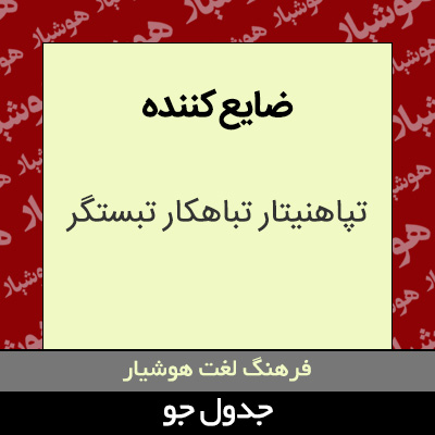 تصویری از ضایع کننده