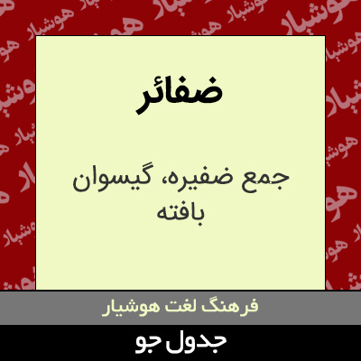 تصویری از ضفائر