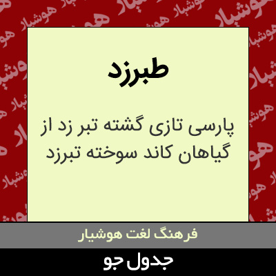 تصویری از طبرزد