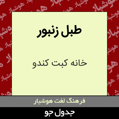 تصویری از طبل زنبور