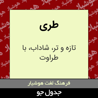 تصویری از طری