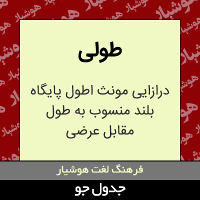 تصویری از طولی