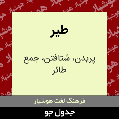 تصویری از طیر