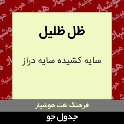 تصویری از ظل ظلیل