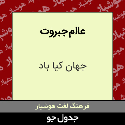 تصویری از عالم جبروت