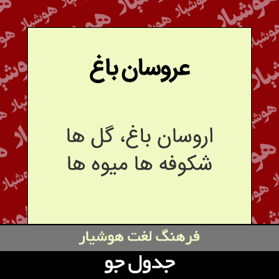 تصویری از عروسان باغ