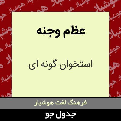 تصویری از عظم وجنه