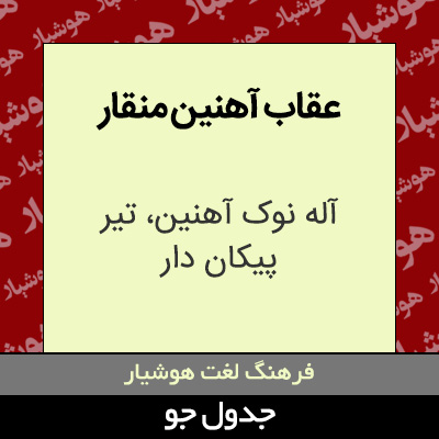 تصویری از عقاب آهنین منقار