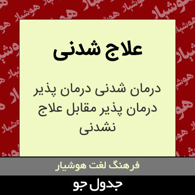 تصویری از علاج شدنی