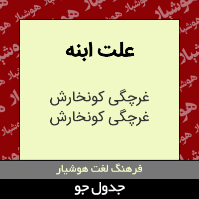 تصویری از علت ابنه