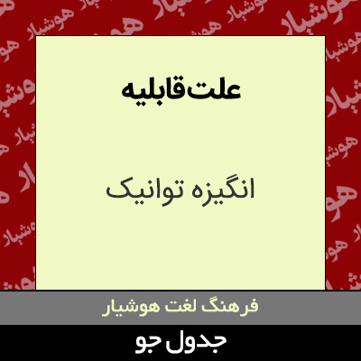 تصویری از علت قابلیه