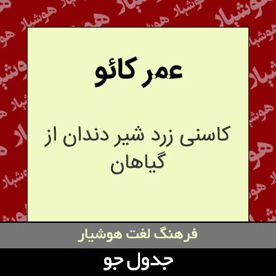 تصویری از عمر کائو