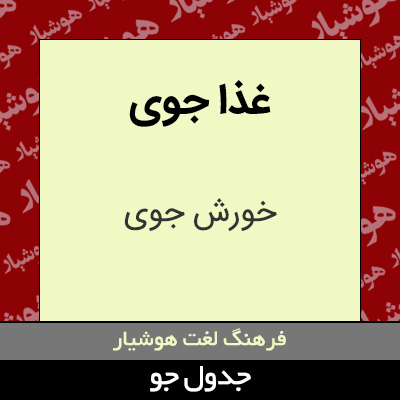 تصویری از غذا جوی