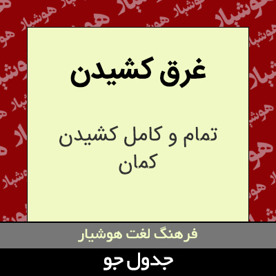 تصویری از غرق کشیدن